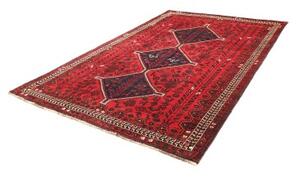 Tappeto Shiraz Stilizzato Rosso Blu Scuro 208x305 Cm