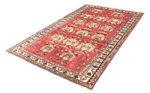Tappeto Shiraz Geometrico Rosso Beige 155x240 Cm