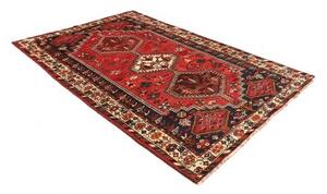 Tappeto Shiraz Stilizzato Rosso Blu Scuro 170x255 Cm