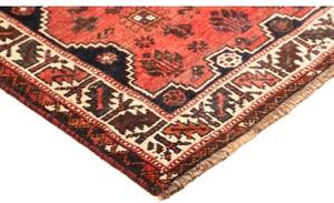 Tappeto Shiraz Stilizzato Rosso Blu Scuro 177x245 Cm