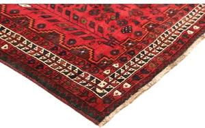 Tappeto Shiraz Stilizzato Rosso Blu Scuro 208x305 Cm