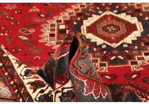 Tappeto Shiraz Stilizzato Rosso Blu Scuro 220x308 Cm
