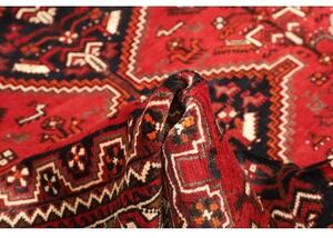 Tappeto Shiraz Geometrico Rosso Blu Scuro 180x260 Cm