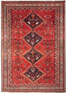 Tappeto Shiraz Geometrico Rosso Blu Scuro 180x260 Cm