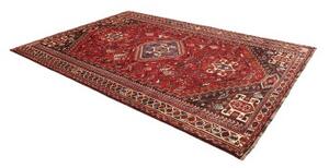 Tappeto Shiraz Stilizzato Rosso Blu 213x313 Cm