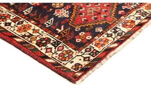 Tappeto Shiraz Stilizzato Rosso Blu Scuro 170x255 Cm
