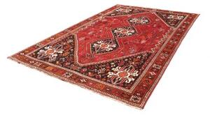 Tappeto Shiraz Geometrico Rosso Mattone Nero 215x300 Cm