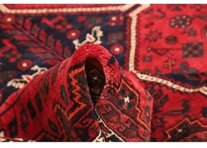 Tappeto Shiraz Stilizzato Rosso Blu Scuro 208x305 Cm