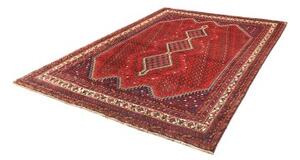 Tappeto Shiraz Geometrico Rosso Blu Scuro 208x285 Cm