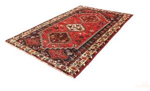 Tappeto Shiraz Stilizzato Rosso Blu Scuro 170x255 Cm