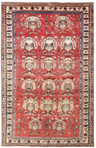 Tappeto Shiraz Geometrico Rosso Beige 155x240 Cm