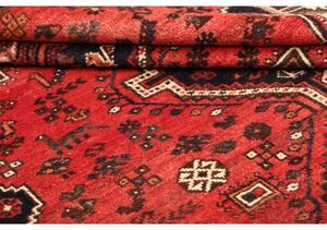 Tappeto Shiraz Stilizzato Rosso Blu Scuro 177x245 Cm