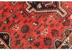 Tappeto Shiraz Stilizzato Rosso Blu Scuro 177x245 Cm
