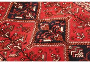 Tappeto Shiraz Geometrico Rosso Blu Scuro 180x260 Cm