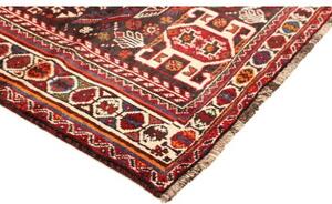 Tappeto Shiraz Stilizzato Rosso Blu 213x313 Cm