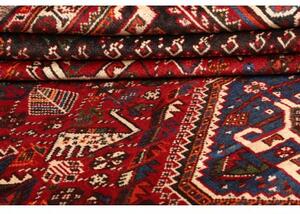 Tappeto Shiraz Stilizzato Rosso Blu 213x313 Cm