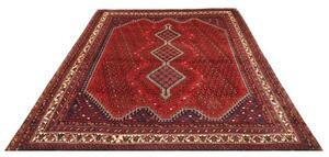 Tappeto Shiraz Geometrico Rosso Blu Scuro 208x285 Cm