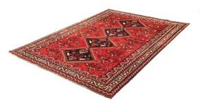 Tappeto Shiraz Geometrico Rosso Blu Scuro 180x260 Cm