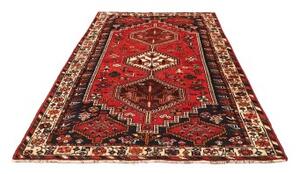 Tappeto Shiraz Stilizzato Rosso Blu Scuro 170x255 Cm