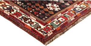 Tappeto Shiraz Stilizzato Rosso Blu Scuro 160x248 Cm