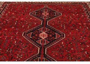 Tappeto Shiraz Stilizzato Rosso Blu Scuro 227x320 Cm