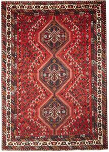 Tappeto Shiraz Stilizzato Rosso Blu Scuro 213x303 Cm