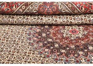 Tappeto Moud Medaglione Floreale Avorio Rosso Mattone 200x290 Cm