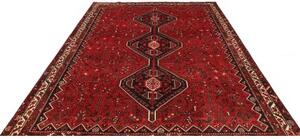 Tappeto Shiraz Stilizzato Rosso Blu Scuro 227x320 Cm