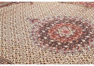 Tappeto Moud Medaglione Floreale Avorio Rosso Mattone 200x290 Cm