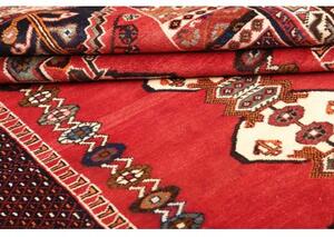 Tappeto Shiraz Stilizzato Rosso Blu Scuro 160x240 Cm