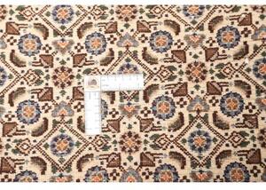 Tappeto Moud Medaglione Floreale Avorio Rosso Mattone 200x290 Cm
