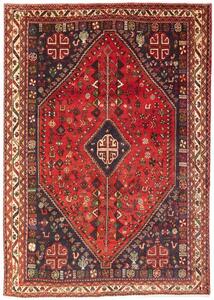 Tappeto Shiraz Stilizzato Rosso Blu Scuro 162x230 Cm