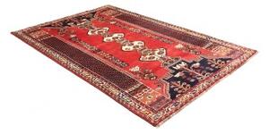 Tappeto Shiraz Stilizzato Rosso Blu Scuro 160x240 Cm