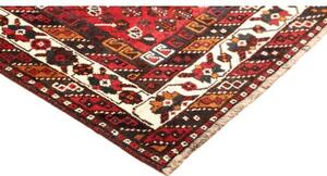 Tappeto Shiraz Stilizzato Rosso Blu Scuro 213x303 Cm