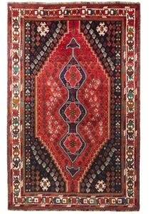 Tappeto Shiraz Stilizzato Rosso Blu Scuro 160x248 Cm