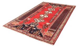 Tappeto Shiraz Stilizzato Rosso Blu Scuro 160x240 Cm