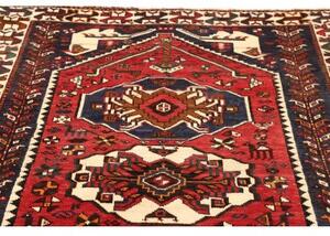 Tappeto Shiraz Stilizzato Rosso Blu 160x252 Cm