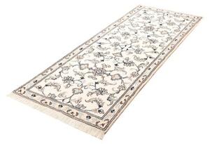 Tappeto Nain Kashmar Floreale Avorio Blu 80x198 Cm