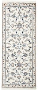 Tappeto Nain Kashmar Floreale Avorio Blu 80x198 Cm