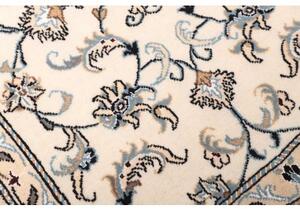 Tappeto Nain Kashmar Floreale Avorio Blu 80x198 Cm