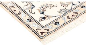 Tappeto Nain Kashmar Floreale Avorio Blu 80x198 Cm