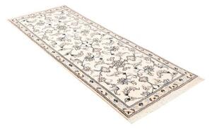 Tappeto Nain Kashmar Floreale Avorio Blu 80x198 Cm