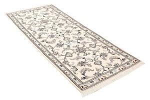 Tappeto Nain Kashmar Floreale Avorio Blu 83x200 Cm