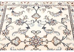 Tappeto Nain Kashmar Floreale Avorio Blu 83x200 Cm
