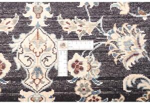 Tappeto Nain Kashmar Medaglione Floreale Blu Scuro Avorio 150x202 Cm