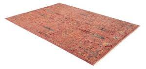 Tappeto Floralia Floreale Rosa Antico Blu Petrolio 170x239 Cm