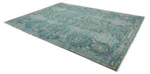 Tappeto Floralia Stilizzato Verde Petrolio Avorio 245x326 Cm
