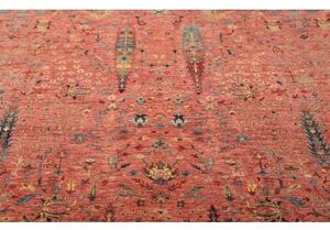 Tappeto Floralia Floreale Rosa Antico Blu Petrolio 170x239 Cm