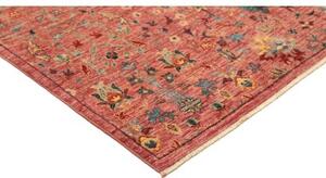Tappeto Floralia Floreale Rosa Antico Blu Petrolio 170x239 Cm