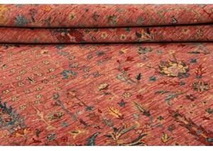 Tappeto Floralia Floreale Rosa Antico Blu Petrolio 170x239 Cm